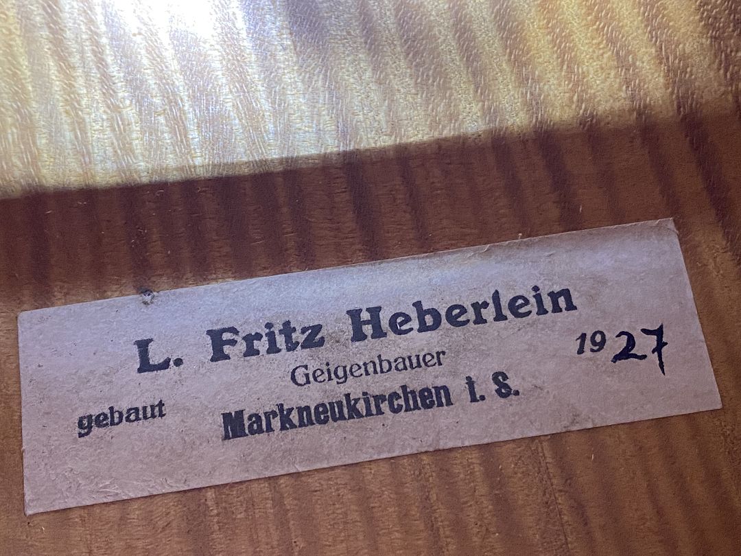Heberlein L. Fritz - Markneukirchen anno 1927 - C-351